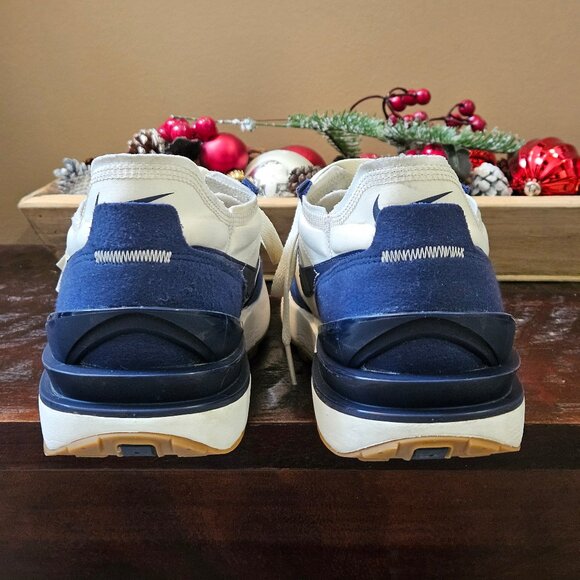 Nike Men's Waffle One SE Trainers, Midnight Navy/Coconut Milk, Sz 13 - Picture 5 of 16